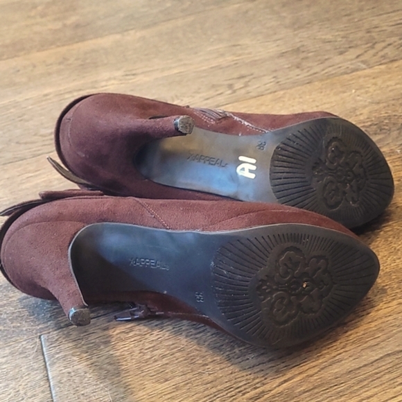 Brown Suede Ankle Booties size 8 - Picture 5 of 5